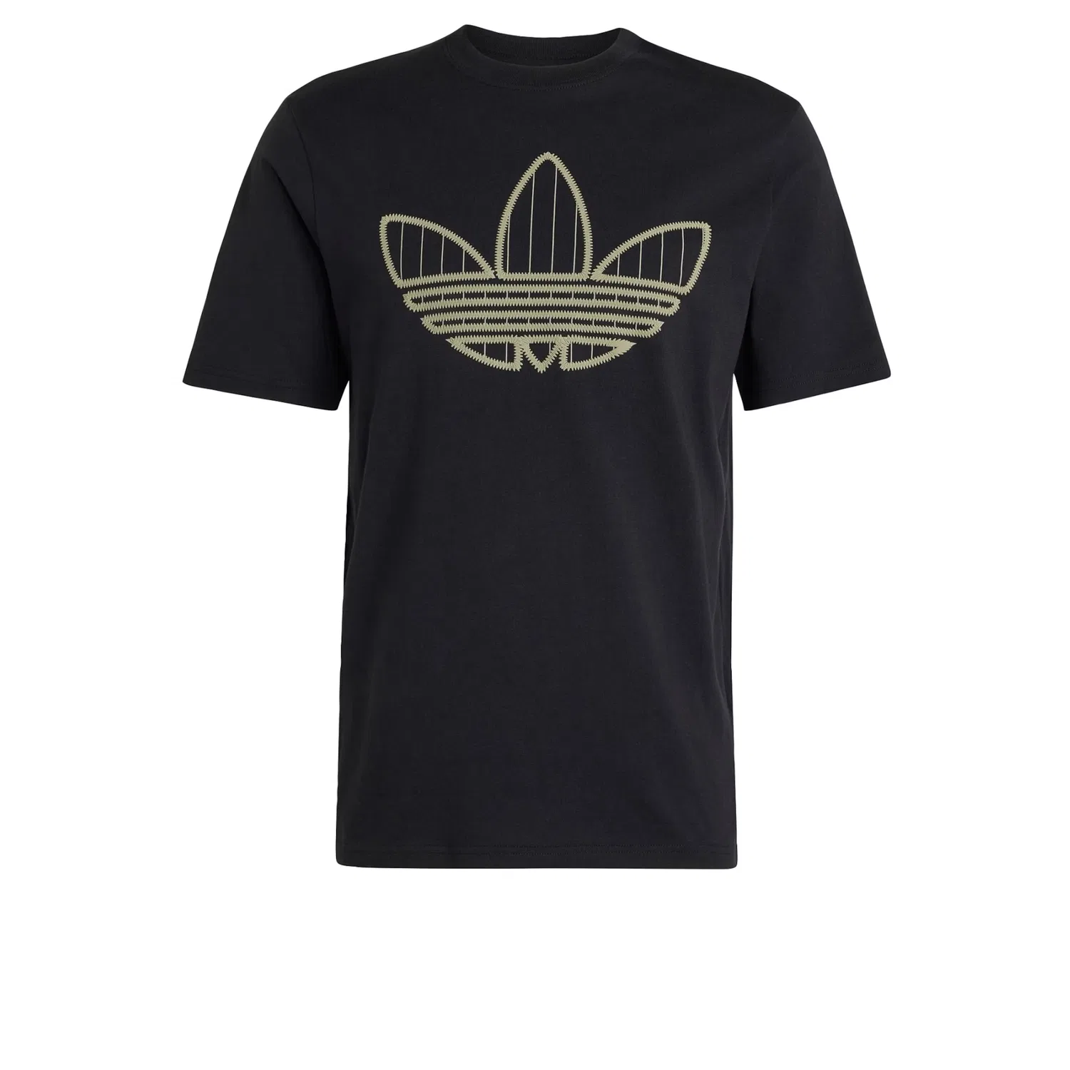Футболка Adidas Originals Trefoil Infill черного цвета