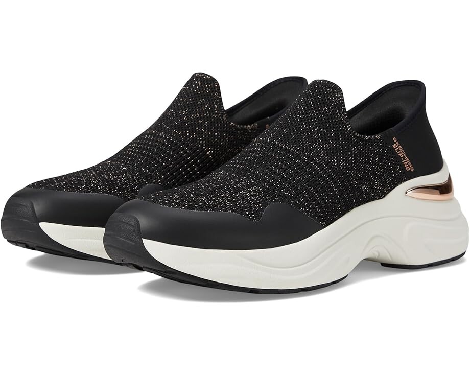 

Кроссовки SKECHERS Hazel - Sugarland Hands Free Slip-In, цвет Black/Rose Gold