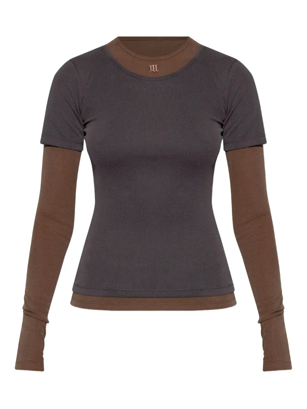 

Многоуровневый лонгслив Misbhv, серый