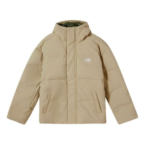 

Куртка ветрозащитный пуховик New Balance, хаки