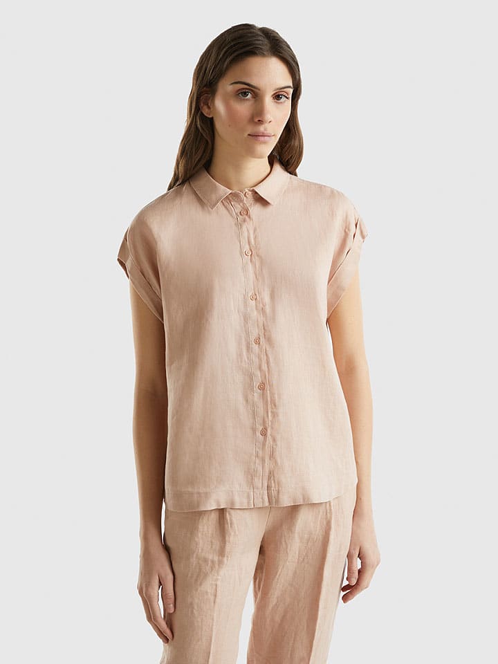 

Блузка Benetton, бежевый
