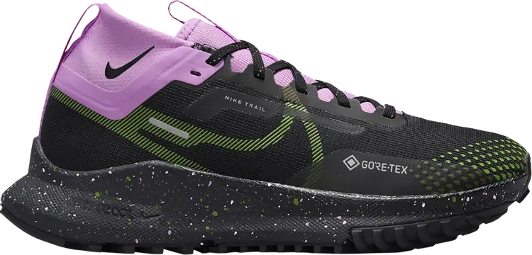 Кроссовки Wmns React Pegasus Trail 4 GORE-TEX 'Black Pink Chlorophyll', черный