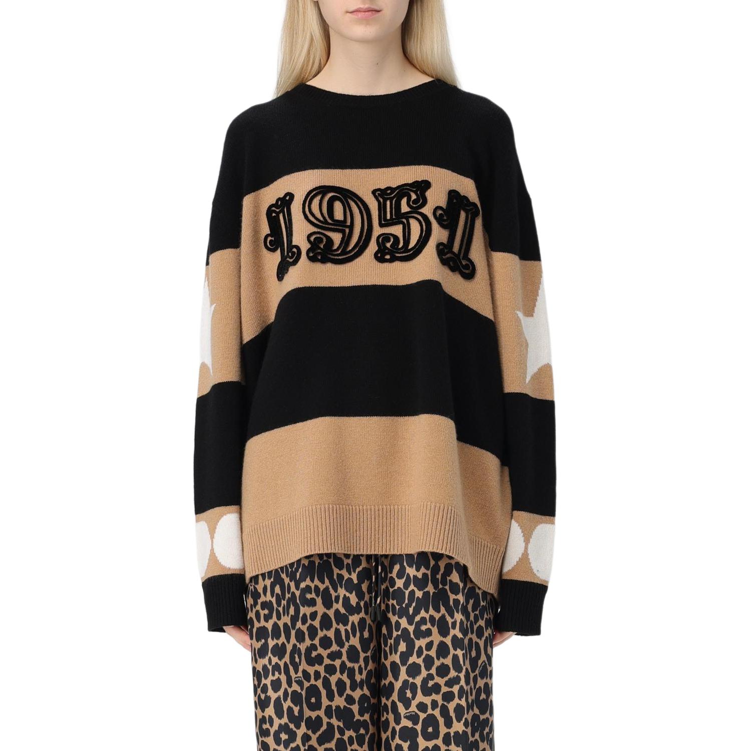 

Max Mara Dirce свитер с принтом звезд MaxMara, черный