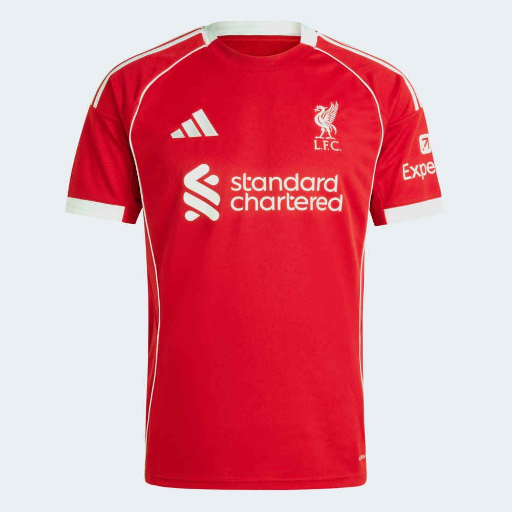 

Джерси Adidas Liverpool FC 25/26 Home Jersey, цвет Strawberry Red/Soccr-Lvp-42u