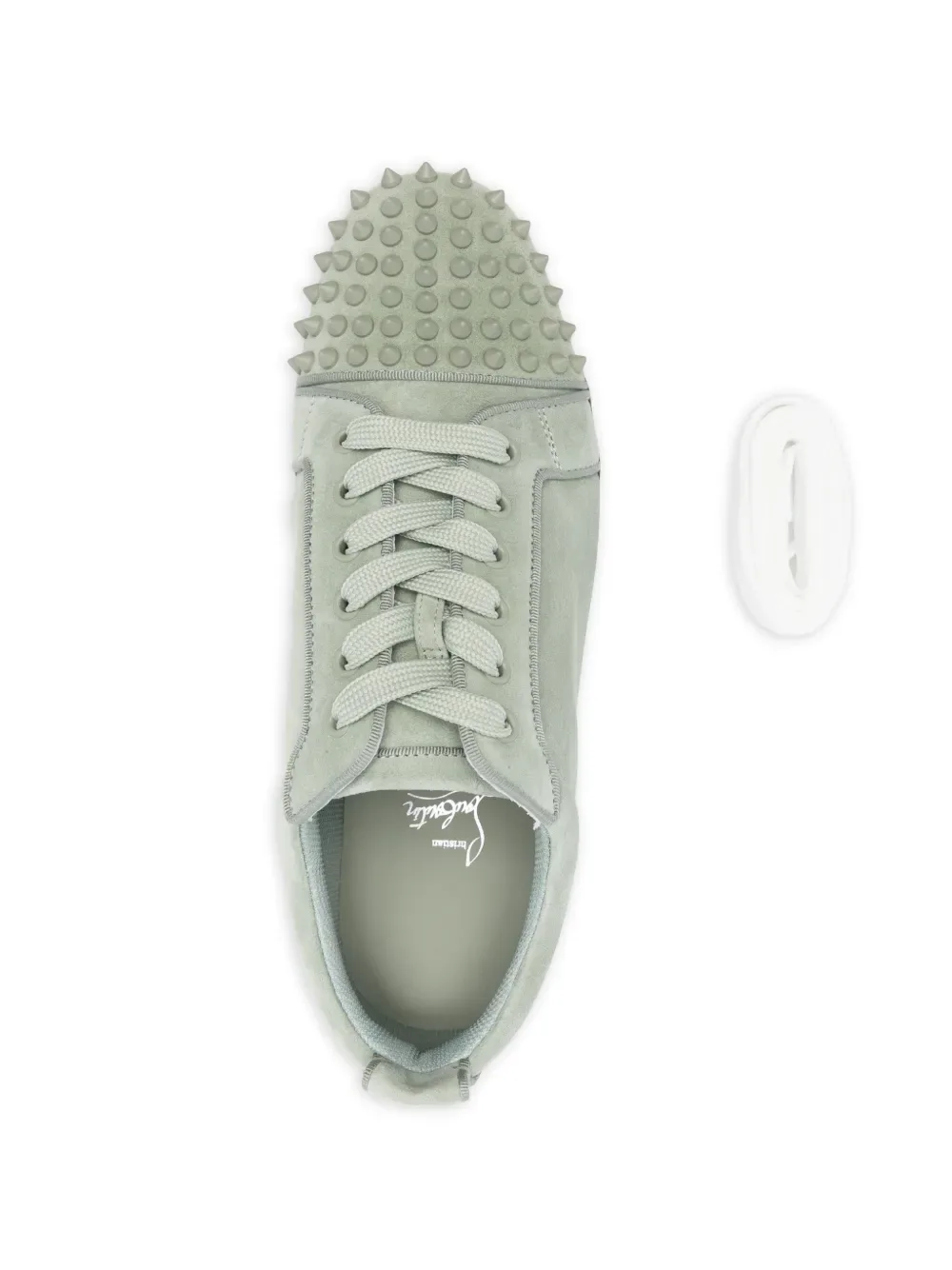 Кроссовки Louis Junior Spikes Christian Louboutin, зеленый — фото 4