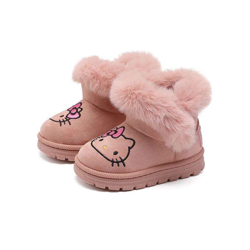 Детские зимние ботинки Hello Kitty с высоким голенищем, амортизацией и термоизоляцией Sanrio, розовый — фото 4