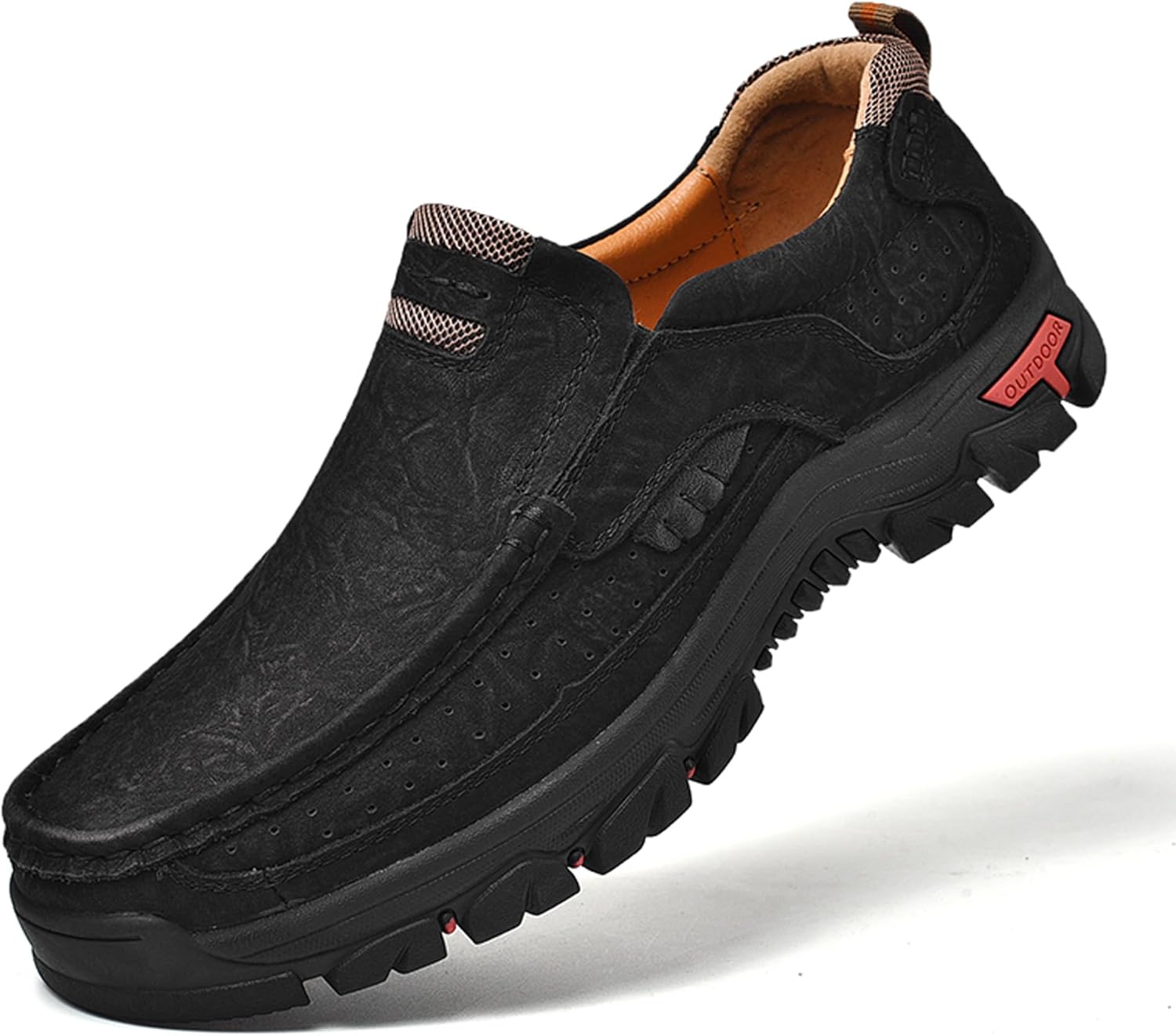 

Мужские деловые и повседневные офисные туфли из телячьей кожи, легкие модель с широкой колодкой, лодочные туфли Wurmiuhd