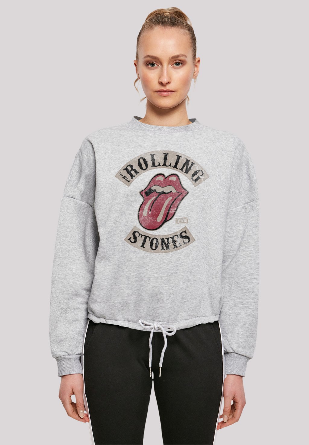 

Толстовка THE ROLLING STONES TOUR '78 F4NT4STIC, серый