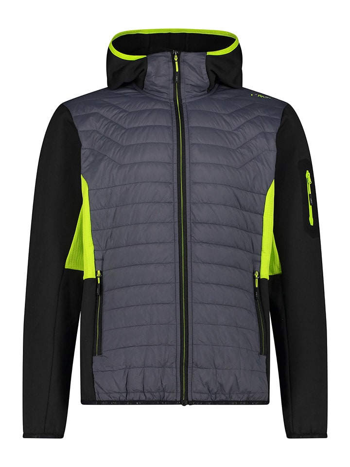 

Гибридная куртка серо-черного цвета CMP