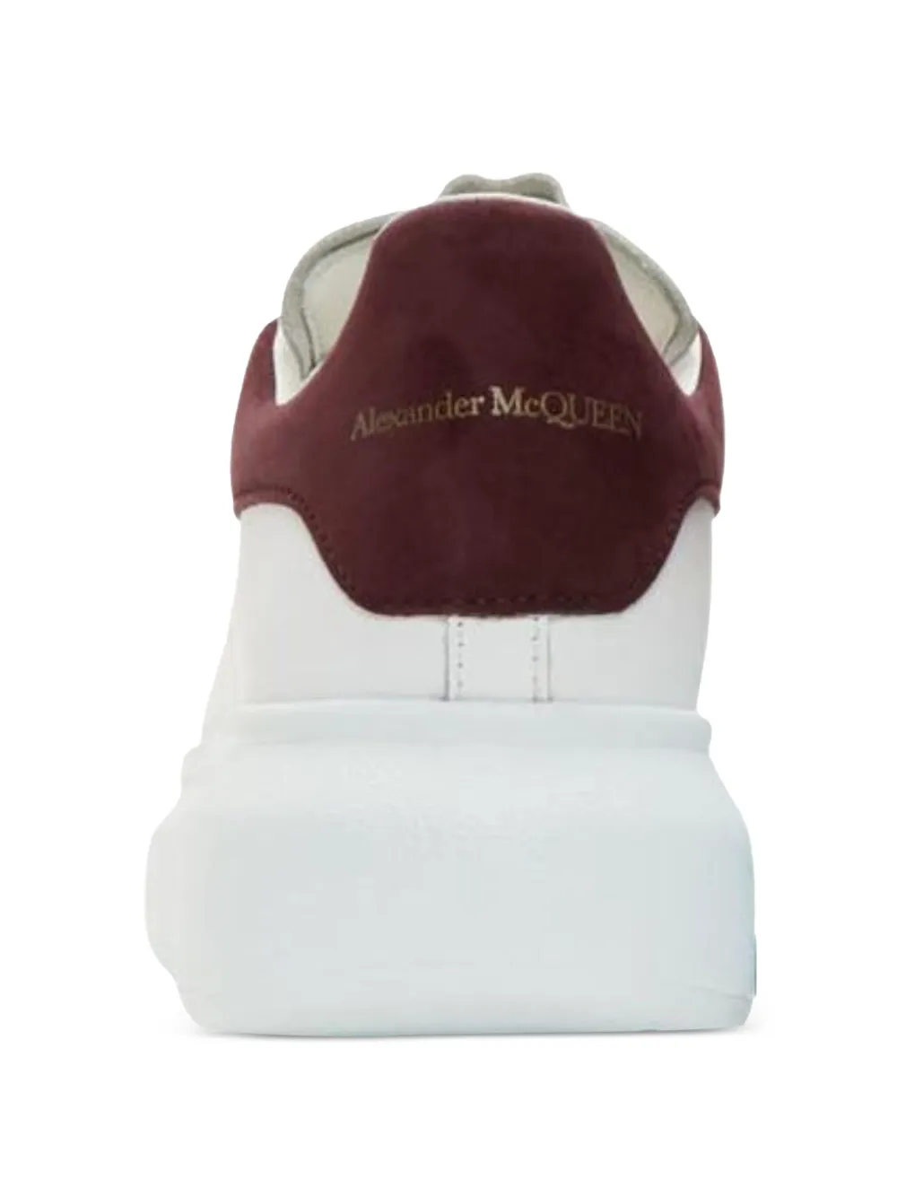 Кроссовки Oversized White/Burgundy Alexander McQueen, белый — фото 2