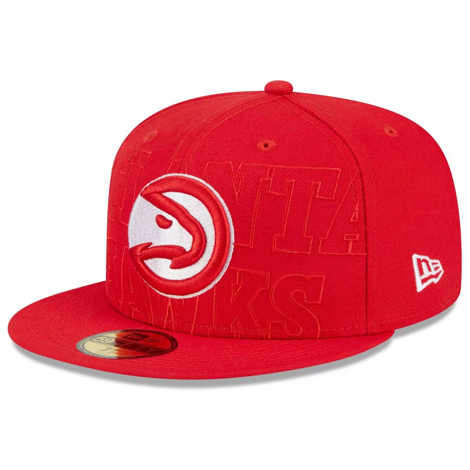 

Мужская облегающая кепка New Era Red Atlanta Hawks 2023 NBA Draft 59FIFTY