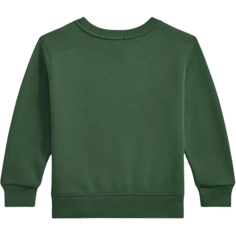 Толстовка FW25 для детей Polo Ralph Lauren, зеленый — фото 3