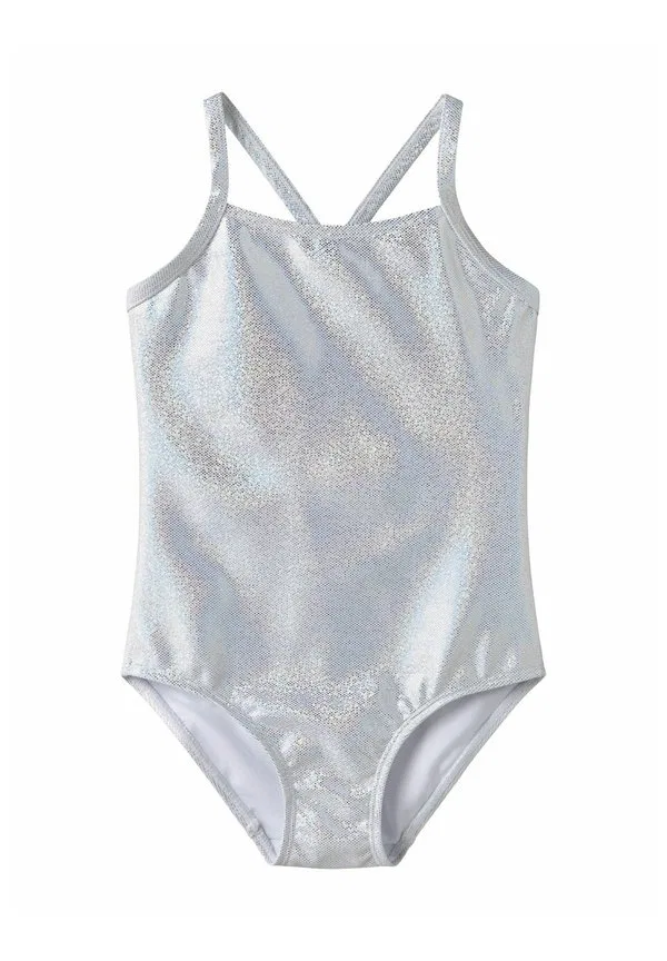 Блестящий купальник badeanzug серебристого цвета Name It, Silver-Coloured