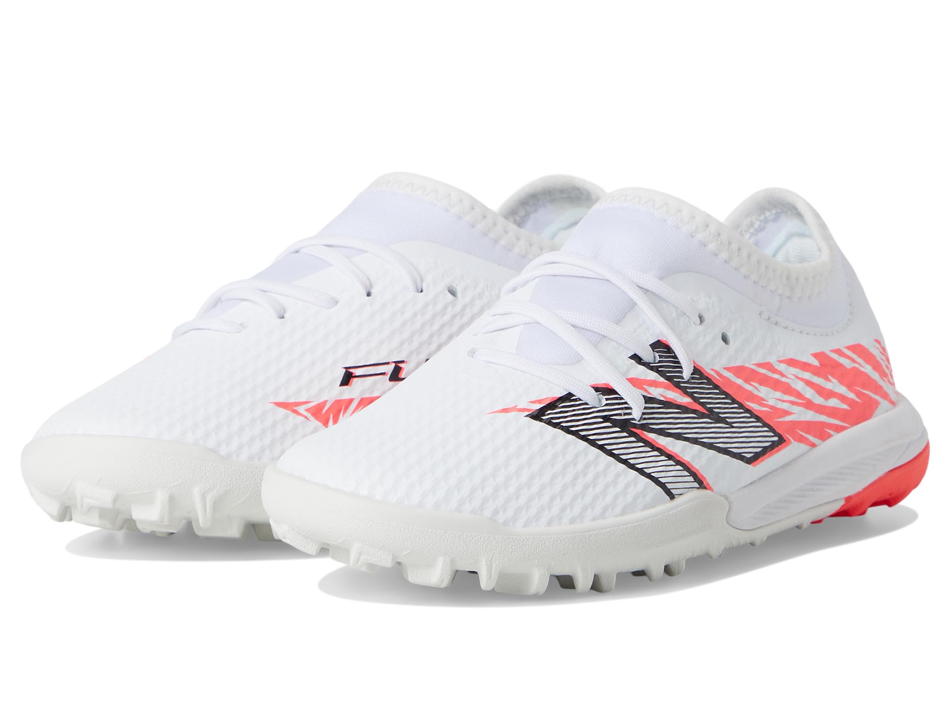 

Кроссовки New Balance Kids Furon Team TF V8, цвет White/Energy Red/Black
