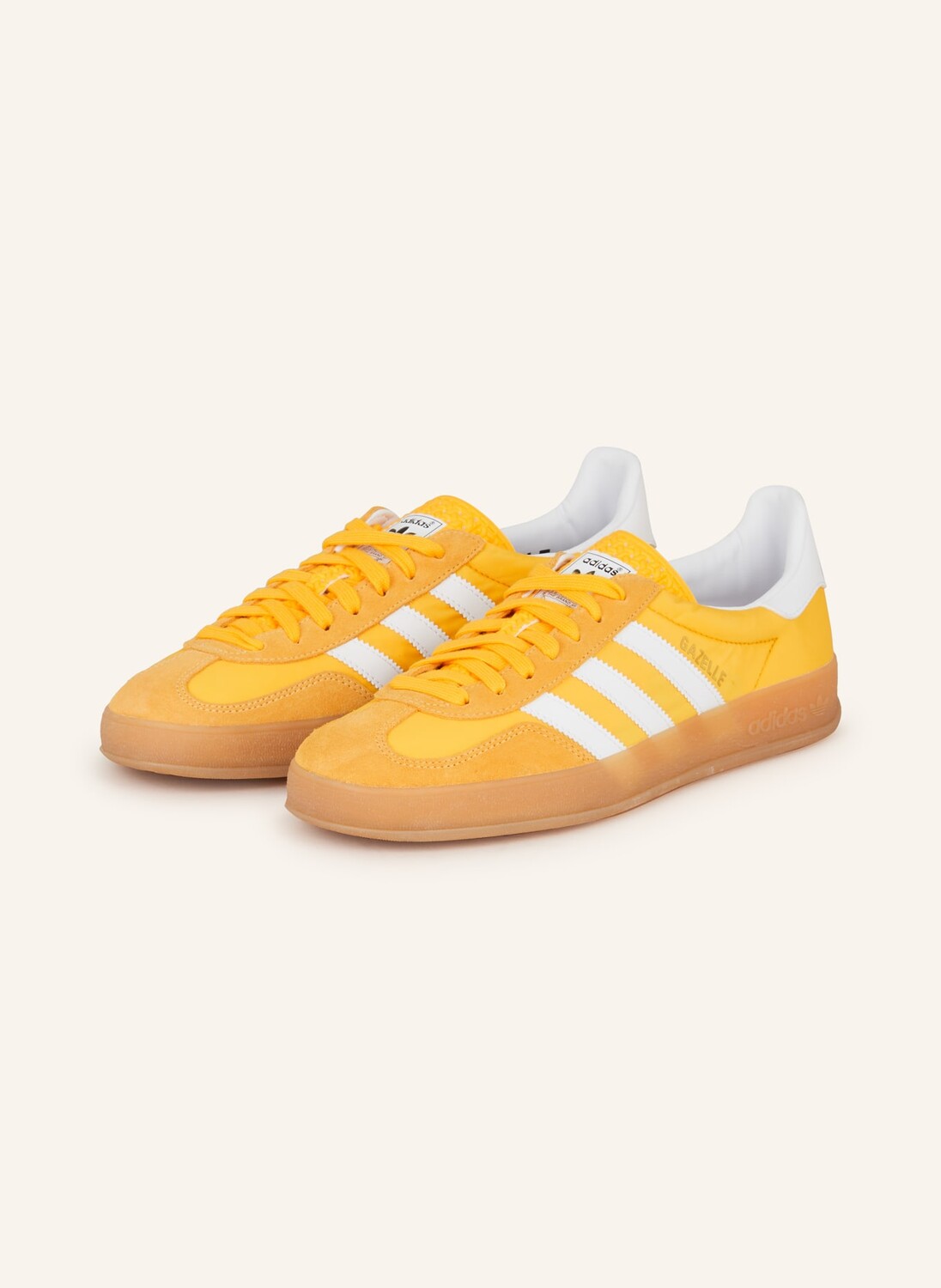 

Кроссовки газель комнатные Adidas Originals, желтый
