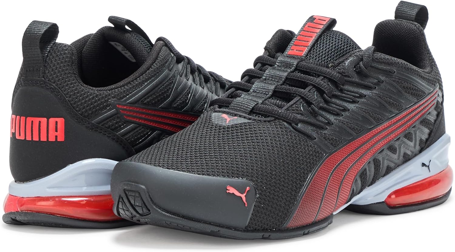 Кроссовки Puma Voltaic Evo для детей и подростков унисекс, черный/красный — фото 3