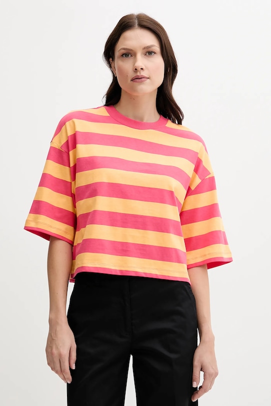 

Хлопковая футболка United Colors Of Benetton, розовый