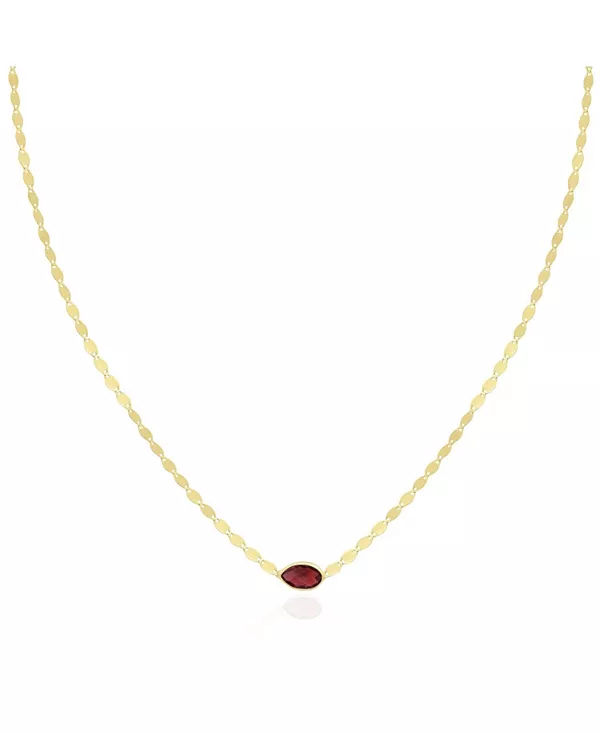 

Гранатовое диско-колье из 14-каратного золота The Lovery, garnet