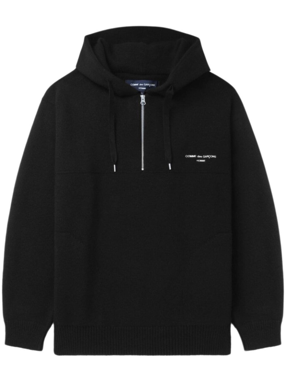 

Худи Comme des Garçons Homme с вышитым логотипом, черный