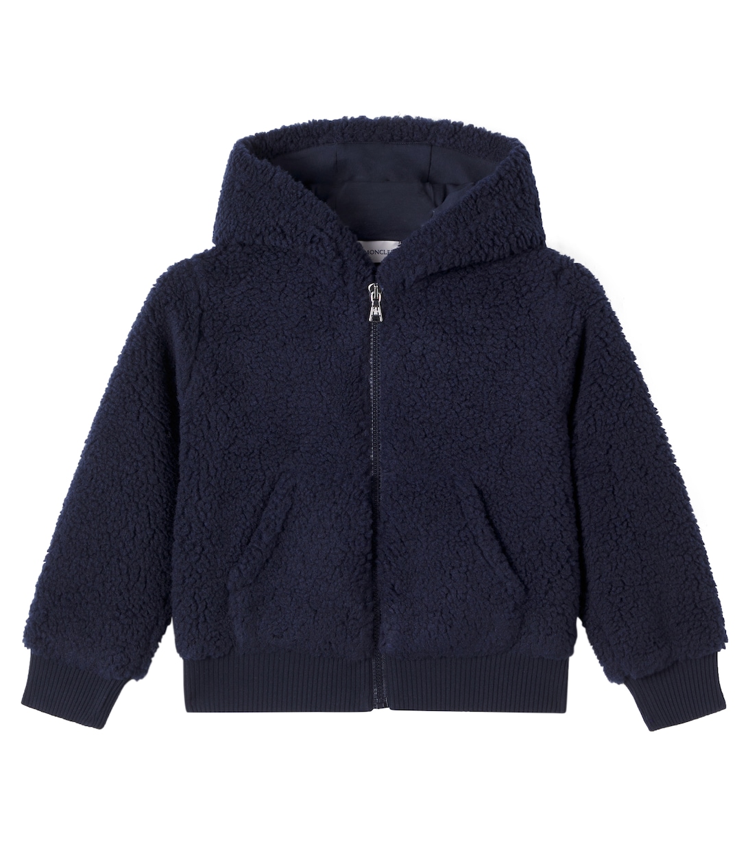 

Искусственная овчина худи Moncler Enfant, темно-синий