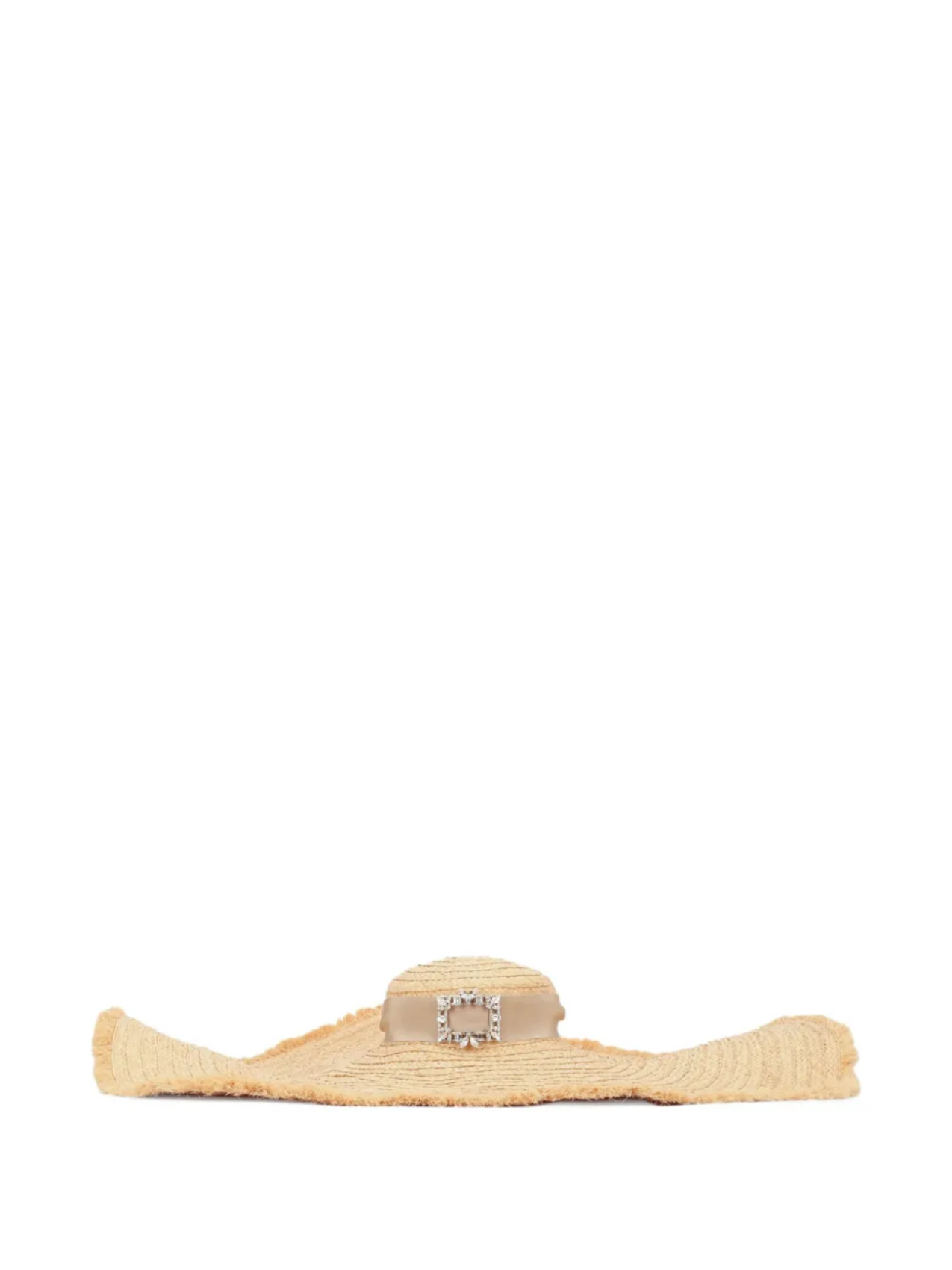 

Шляпа из рафии Roger Vivier, нейтральный
