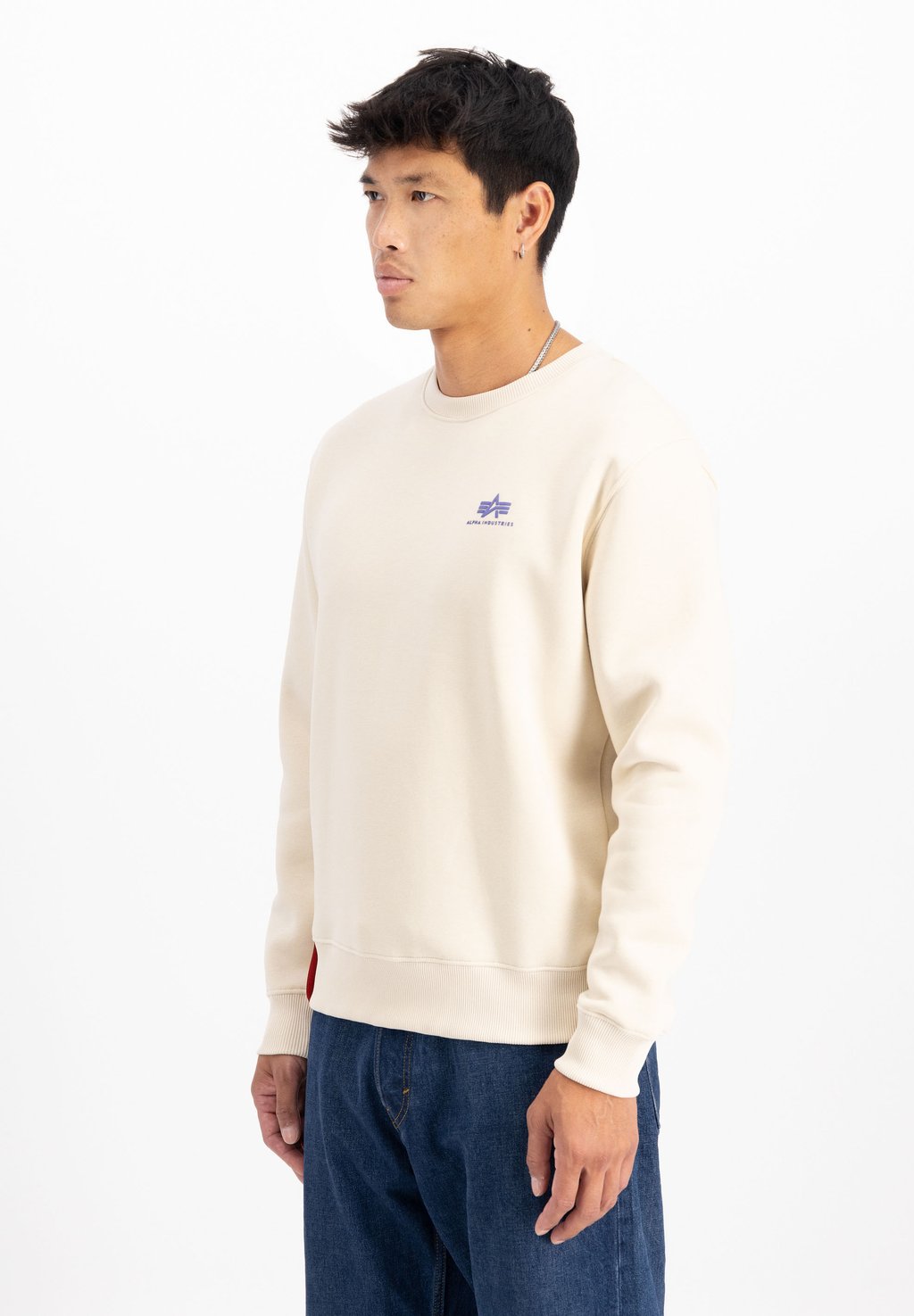 

Толстовка BASIC SMALL LOGO Alpha Industries, кремовый