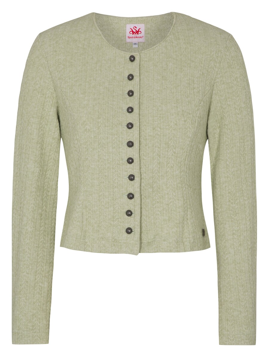 

Вязаный жакет SPIETH & WENSKY Dietzing, светло-зеленый