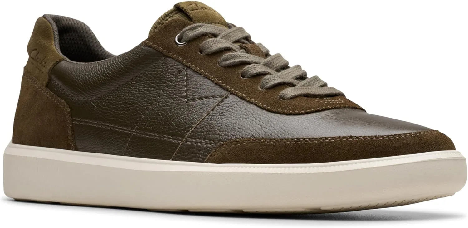 Мужские кроссовки Clarks Brodin Lo, Dark Sand Suede — фото 4