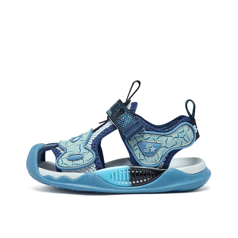 

Сандалии детские с противоскользящей амортизацией, дышащие, легкие, с низким верхом. BIG WASP, синий