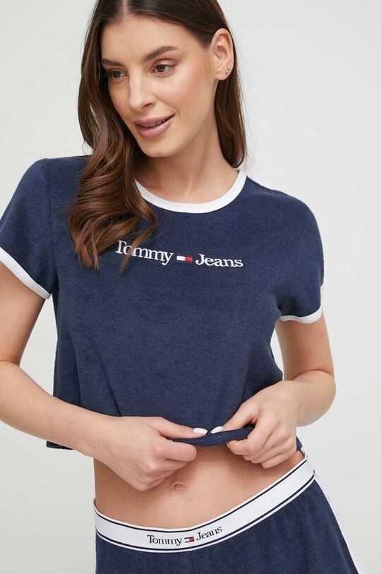 

Пляжная футболка Tommy Jeans, темно-синий