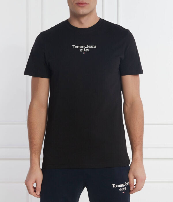 

Футболка входная тройник расширенный Slim Fit Tommy Jeans, черный