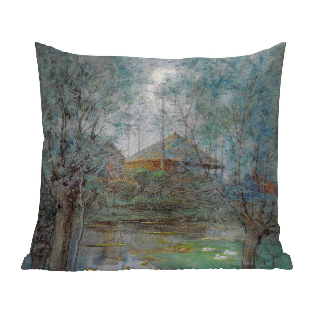 

Декоративная подушка MuchoWow, подушка для дивана, декоративная подушка для гостиной, 60 x 60 см, стог сена - Пит Мондриан - чехол на подушку - хлопчатобумажная ткань - декоративные чехлы на подушки