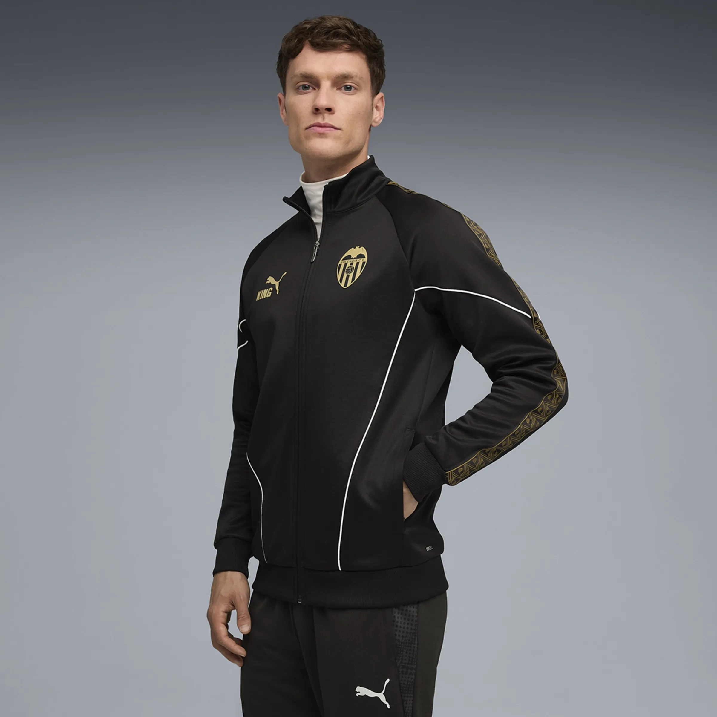 

Футболка Валенсия третья гостевая реплика детская (S) Puma, черный