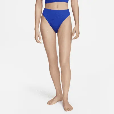 

Плавки Nike Women's High-Waisted Bikini Swim Bottom, цвет Racer Blue