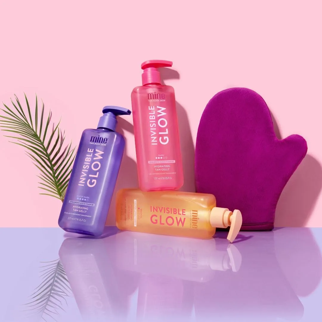 MineTan Clear Self Tanning Gel | Dark Invisible Tan Gelly - бесцветный автозагар для темного загара, без следов на одежде, увлажняющий, с гиалуроновой кислотой, для лица и тела, 237 мл Minetan Body.Skin, Dark — фото 4