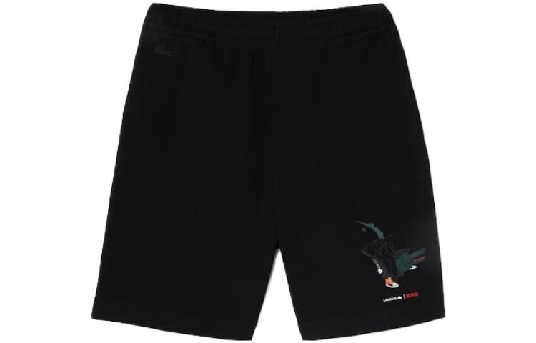 

Повседневные шорты унисекс черные Lacoste, черный