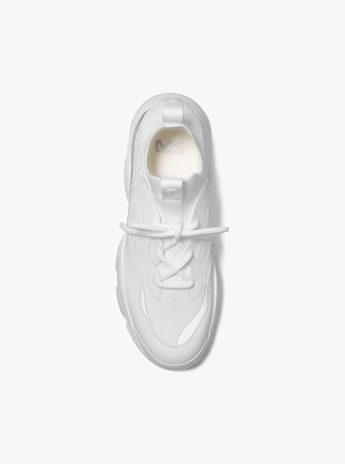 Michael Kors мужские кроссовки Atlas Knit Trainer, Bright White — фото 4