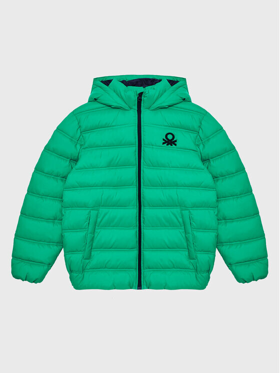 

Пуховик стандартного кроя United Colors Of Benetton, зеленый