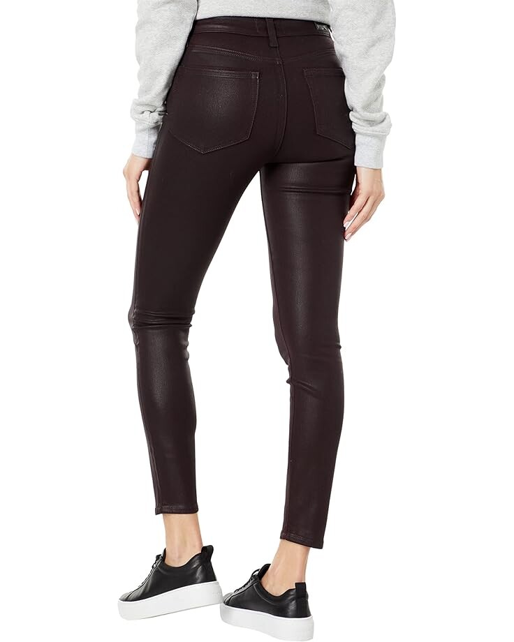 

Джинсы Paige Hoxton Ankle in Black Cherry Luxe Coating, цвет Black Cherry Luxe Coating