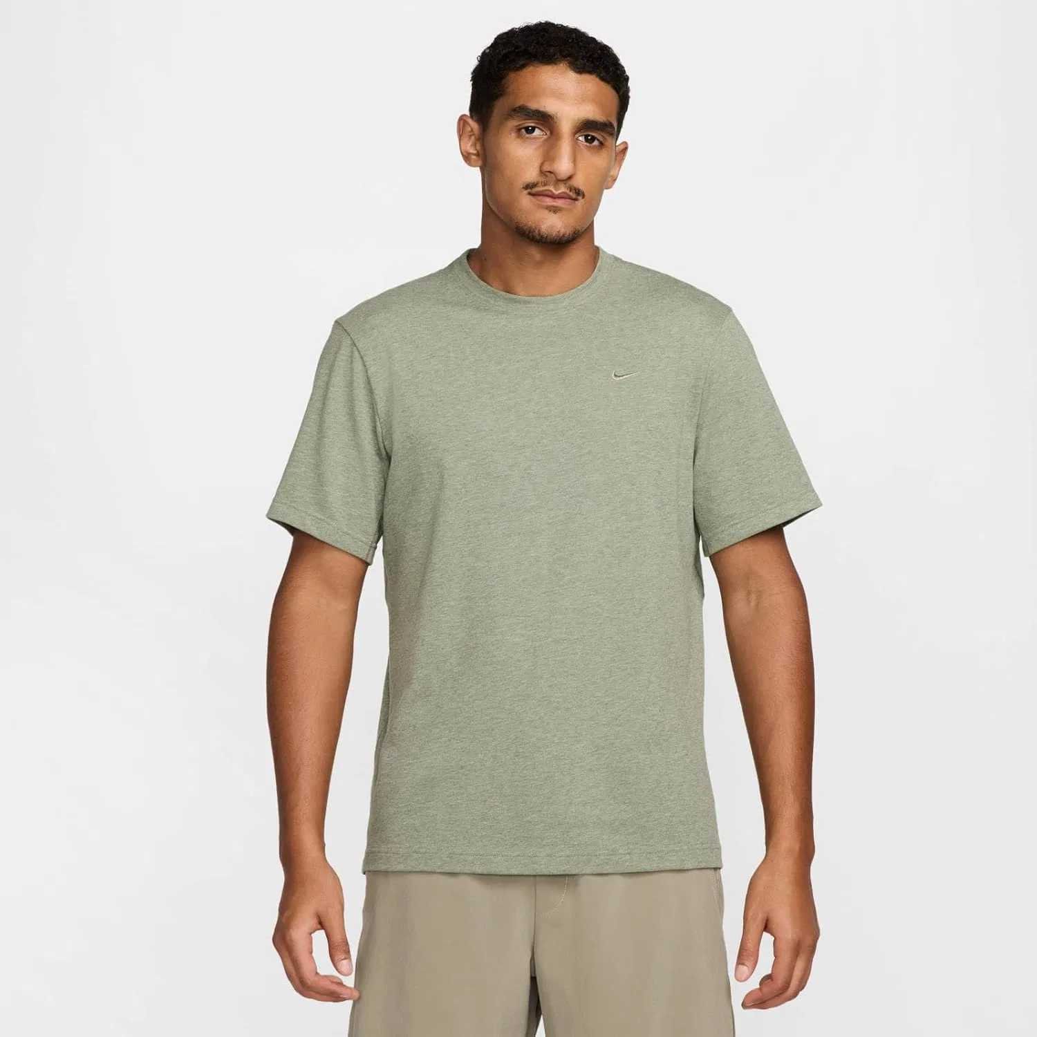 Футболка Dri-FIT Nike, Light Army/Heather/Light Army — фото 2