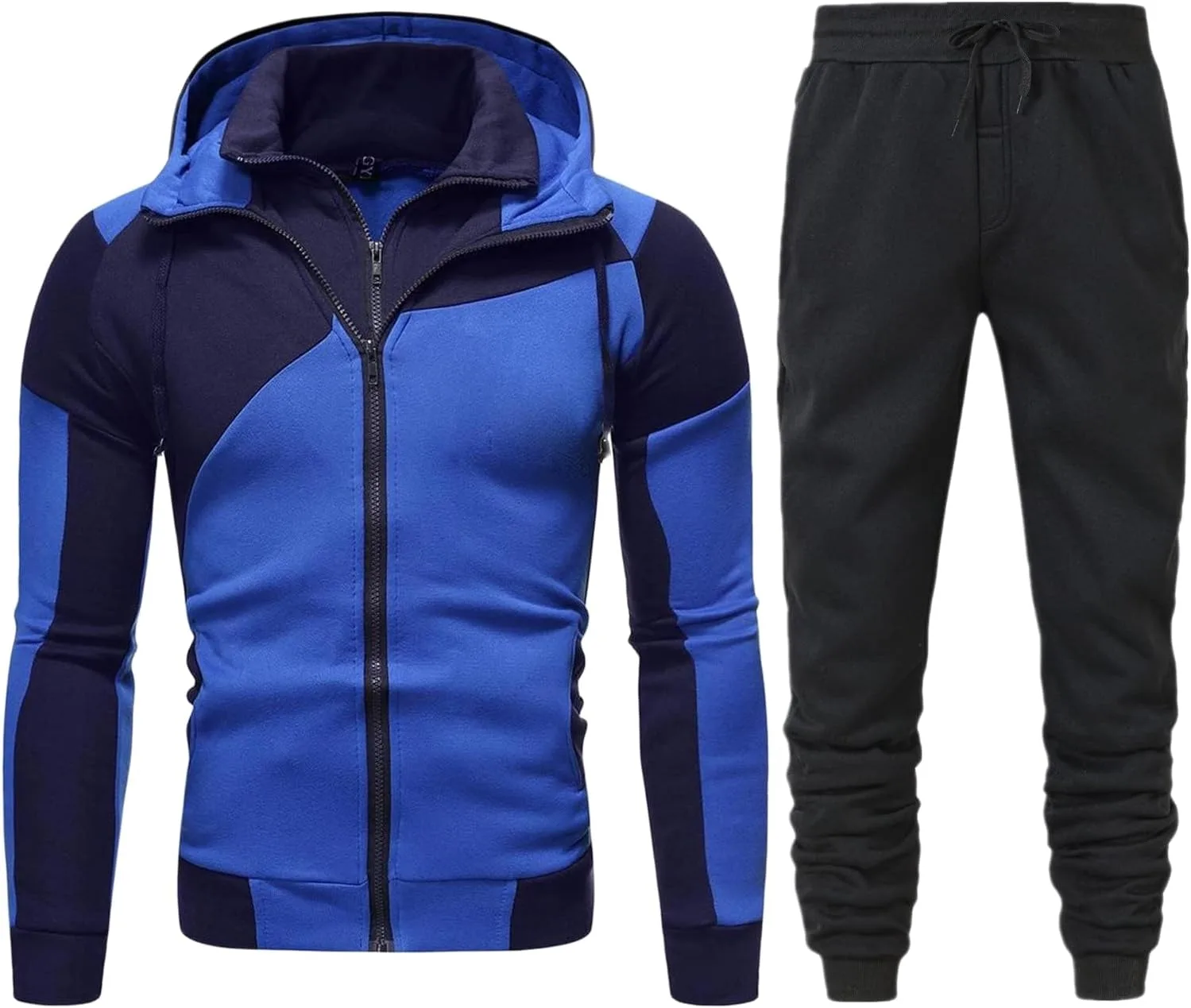 

Мужской спортивный костюм из 2 предметов: худи на молнии и джоггеры