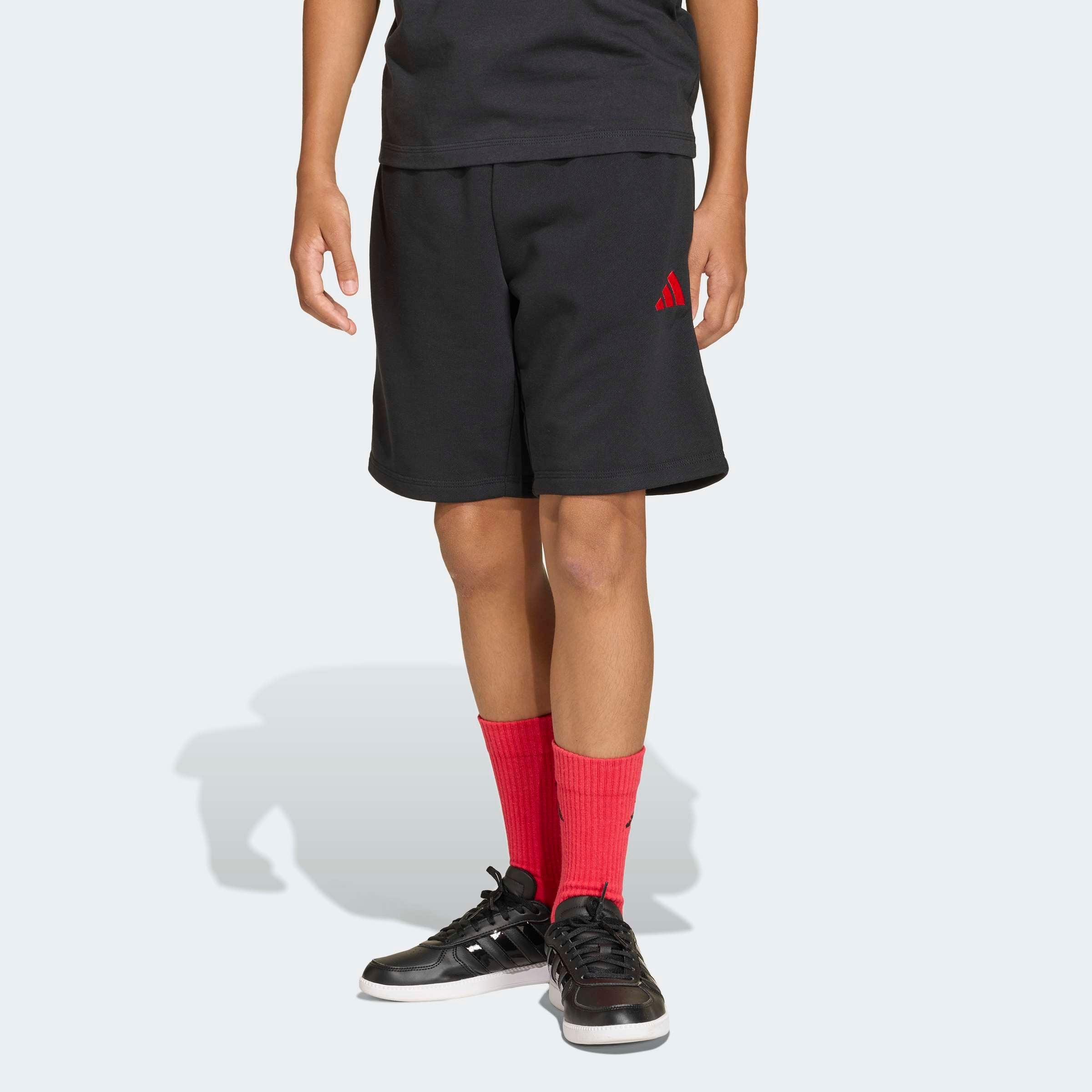 Adidas Sportswear Спортивные шорты Regular в черном цвете — фото 2