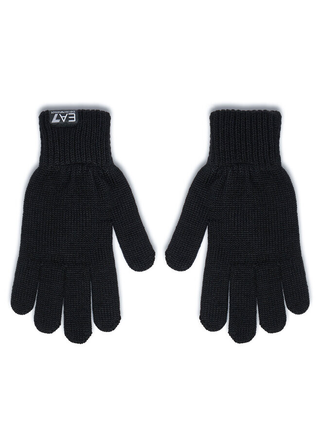 

Перчатки EA7 Emporio Armani, темно-синий