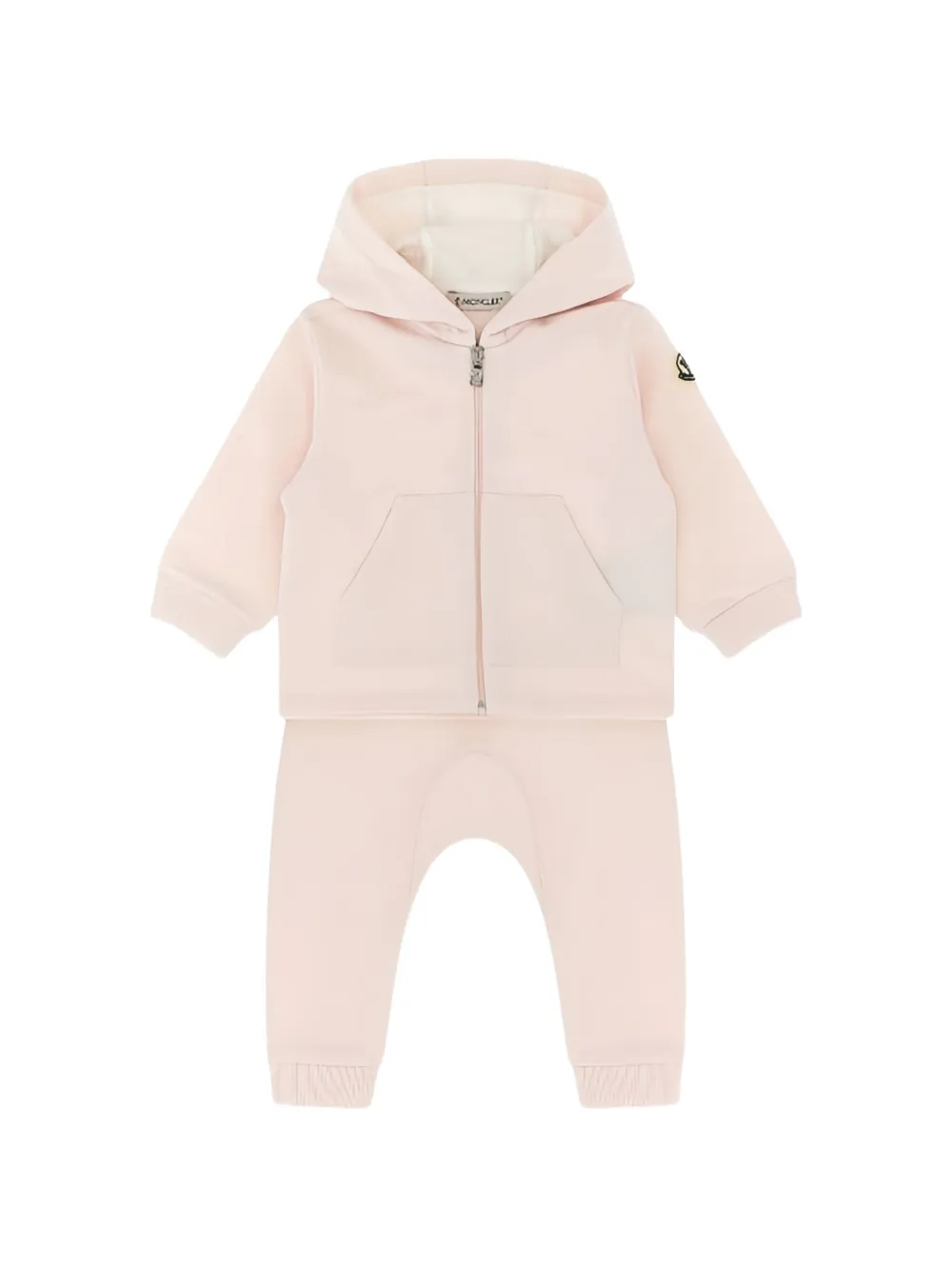 

Спортивный костюм с капюшоном Moncler Enfant, розовый