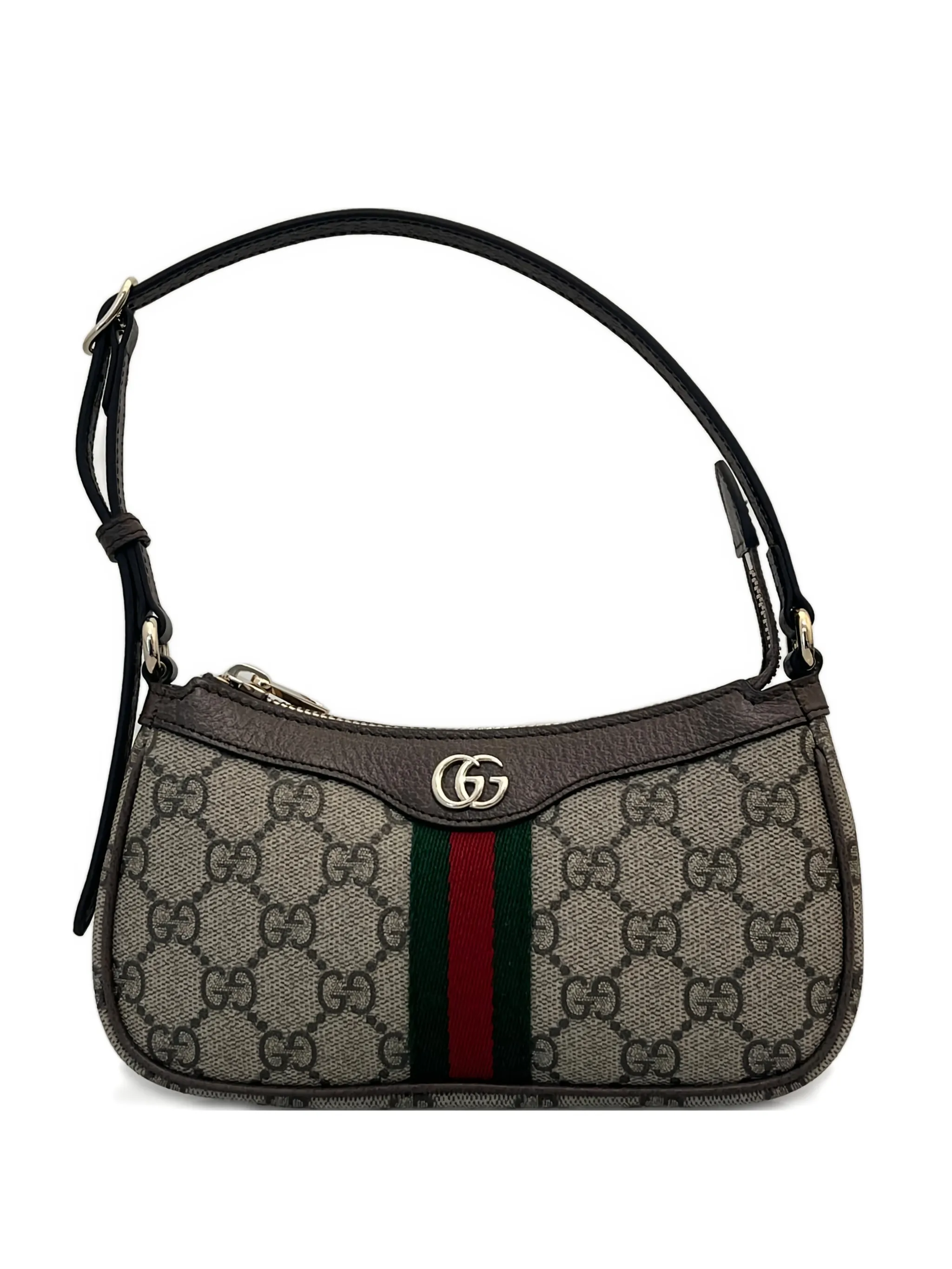 

Мини-сумка в полоску Ophidia GG Gucci, нейтральный
