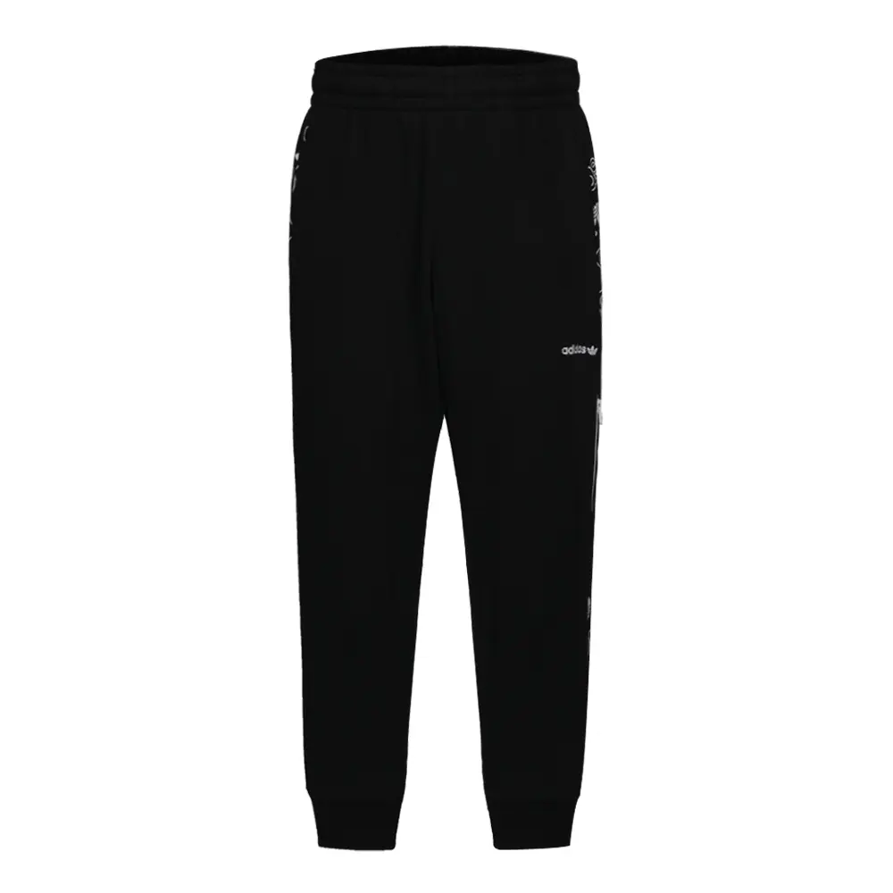 

Графические спортивные трикотажные брюки 3/4 Adidas Originals Мужские Черные