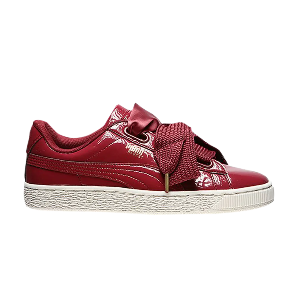 

Кроссовки Wmns Basket Heart Patent Puma, красный