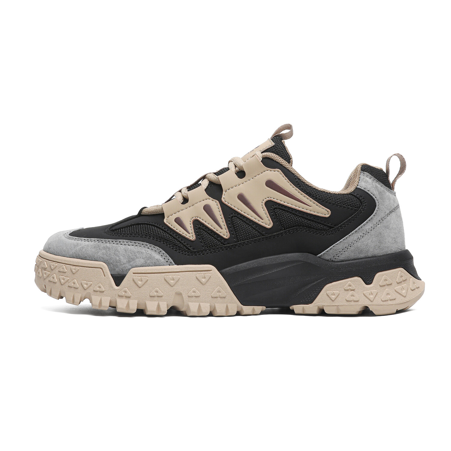 

Кроссовки JEEP SPIRIT Skateboarding Shoes Men Low-top Graphite Black, черный