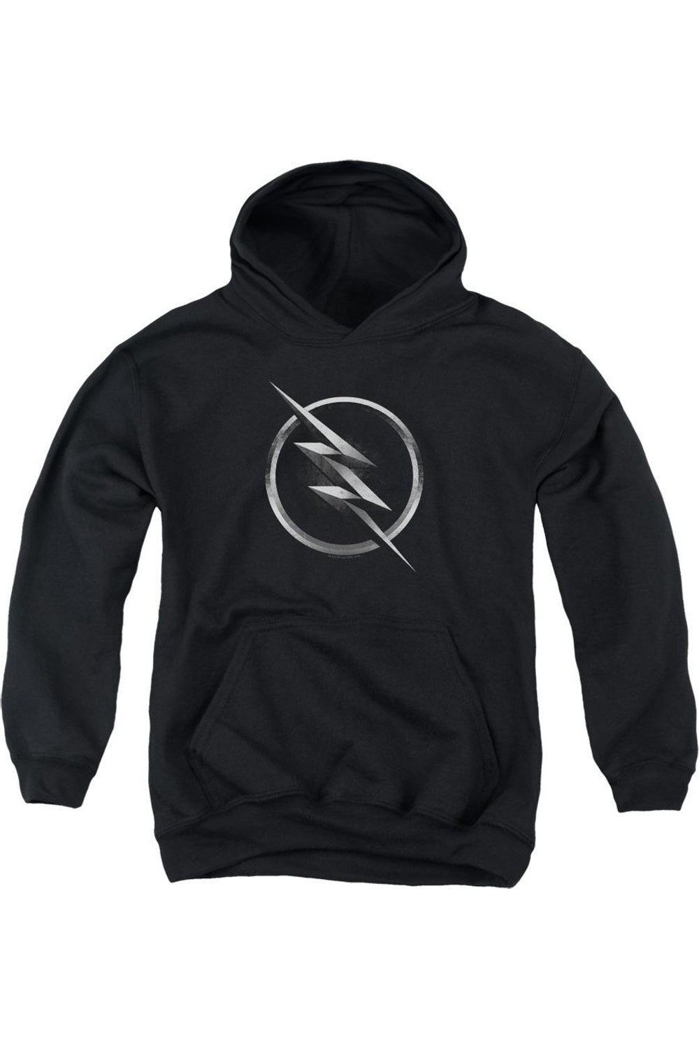 

Флисовая худи с логотипом Flash Zoom Gildan, черный