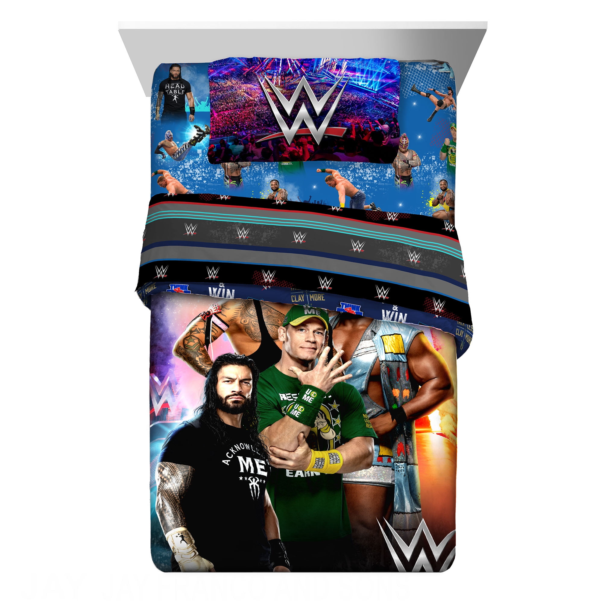 

Комплект постельного белья WWe Kids Twin Bed, синий